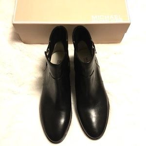 *Brand New* Michael Kors | Black Leather Booties